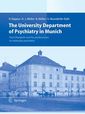 cover image of The University Department of Psychiatry in Munich